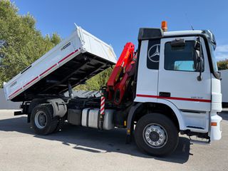 Ανατροπή + Γερανός Mercedes-Benz 2006 Actros 1832 Meiller Ανατροπη Palfinger PK 10501 Ασύρματο-thumb-58