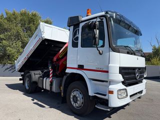 Ανατροπή + Γερανός Mercedes-Benz 2006 Actros 1832 Meiller Ανατροπη Palfinger PK 10501 Ασύρματο-thumb-59
