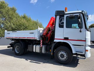 Ανατροπή + Γερανός Mercedes-Benz 2006 Actros 1832 Meiller Ανατροπη Palfinger PK 10501 Ασύρματο-thumb-11