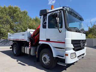 Ανατροπή + Γερανός Mercedes-Benz 2006 Actros 1832 Meiller Ανατροπη Palfinger PK 10501 Ασύρματο-thumb-12