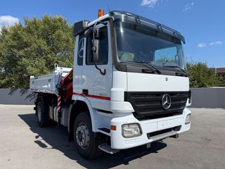 Ανατροπή + Γερανός Mercedes-Benz 2006 Actros 1832 Meiller Ανατροπη Palfinger PK 10501 Ασύρματο-thumb-13