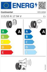 Μεταχειρισμένα Continental EcoContact 215-55 R17 V
