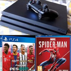 ps4 pro + δωρο το συλλεκτικο pes 2021 + δωρο spiderman