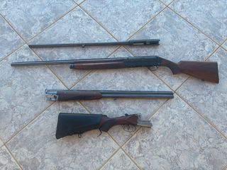 2 κυνηγετικές καραμπίνες (Simson + Benelli)