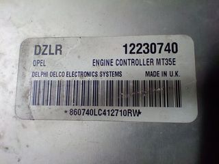 Εγκέφαλος OPEL ASTRA MERIVA ZAFIRA VECTRA, Z16XEP 05-12 12230740 DZLR-thumb-1