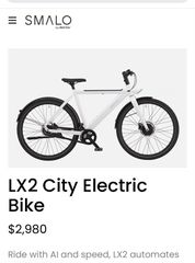 LX2 City Electric Bike