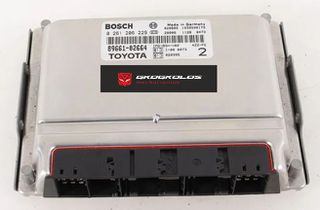 ΕΓΚΕΦΑΛΟΣ TOYOTA COROLLA 1.398cc ENGINE CODE 4ZZ 2000y M4.6.2 BOSCH 0261206229 89661-02660 ΞΕΚΛΕΙΔΩΤΟΣ ΑΡΙΣΤΟΣ - ΕΓΓΥΗΣΗ!!