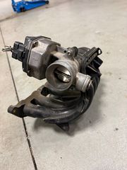 Πεταλούδα γκαζιού Citroen- Peugeot KFV 9640796280 γνήσια μαζί με την πολλαπλή εισαγωγής