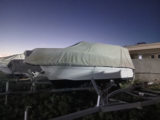 Καλυμμα Parking απο φουσκωτό σκάφος 10 μέτρων