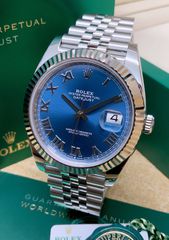 Rolex Datejust 41mm Blue Dial-thumb-3