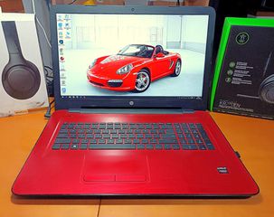 HP Notebook 17 τετραπύρινο AMD A6, οθόνη 17΄΄ ίντσες, Windows10 + Office, RAM 6GB/SSD 128GB, Άριστο..
