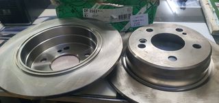 Lucas DF 2563 πίσω δισκόπλακα φρένων για Mercedes