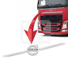 Σήμα καπό Volvo FH4 ασημί