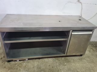 πάγκος ερμάριο inox