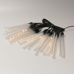 XMAS ΛΑΜΠΑΚΙ SNOWDROP 200 LED 7V ΜΕΤΑΣΧΗΜΑΤΙΣΤΗ ΣΤΑΘΕΡΟ ΠΡΑΣΙΝΟ PVC ΚΑΛΩΔΙΟ 25 ΣΩΛΗΝΕΣ H19cm ΜΕ ΘΕΡΜΟ ΛΕΥΚΟ LED ΑΝΑ 20cm ΠΑΡΟΧΗ 5m IP44 Eurolamp 600-02301