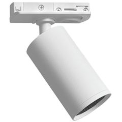 ΣΠΟΤ ΡΑΓΑΣ 2 ΓΡΑΜΜΩΝ GU10 Φ52x125mm ΛΕΥΚΟ Eurolamp 145-59060