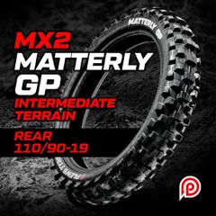 Ελαστικό Plews MX2 MATTERLY GP Medium Πίσω (110/90-19)