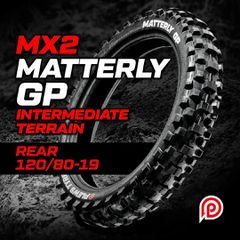 Ελαστικό Plews MX2 MATTERLY GP Medium Πίσω (120/80-19)