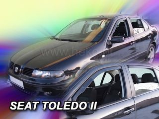 Ανεμοθραύστες Seat Toledo /Leon (1999-2006) sedan - 4 τμχ. εμπρός και πίσω, Heko-thumb-1