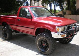 Ανεμοθραύστες Toyota Hilux Pick Up / Nissan Pick up / Taro (1989-1997) 2 πορτο / μιάμιση καμπινα 2 τμχ. εμπρός, Heko-thumb-1