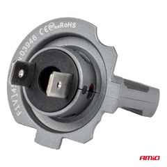 Amio - H7 12V 50W 6.000K 4200LM CSP LED CAN-BUS SERIES X5 WINGER 2ΤΕΜ. (03946/AM)-thumb-3