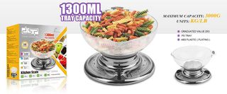 Ζυγαριά κουζίνας αναλογική με κάδο - KD7032 - DSP - 615440