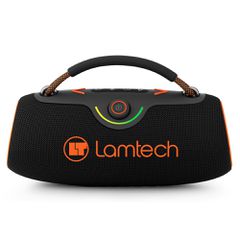 LAMTECH PORTABLE WIRELESS V5.3 SPEAKER 80W BLACK ORANGE-thumb-3