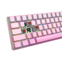WHITE SHARK MECH KEYBOARD US LAYOUT GK-007411 RED SWITCH PINK GRADIENT-thumb-6