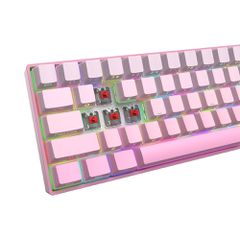 WHITE SHARK MECH KEYBOARD US LAYOUT GK-007411 RED SWITCH PINK GRADIENT-thumb-5