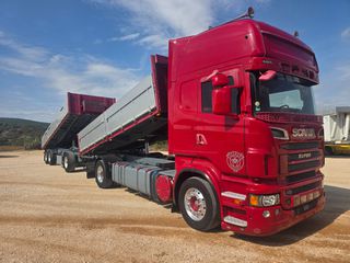 Ανατροπή Scania 2012 R 560 Συρόμενο Ανατροπή!