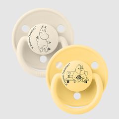 BIBS Πιπίλες X Moomins De Lux Moomin Troll Σιλικόνης One Size 2tmx Ivory/Pale Butter