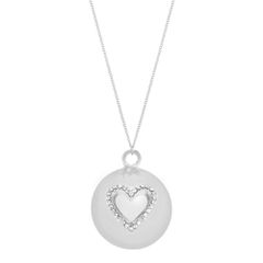 Proud Mama Μενταγιόν Εγκυμοσύνης Lilo Heart Silver