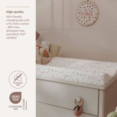 Meyco Μαλακή Αλλαξιέρα Μωρού Flower Multicolour 50x70cm-thumb-2