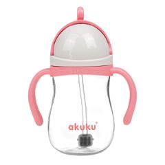 Ποτηράκι με Καλαμάκι και Βαρίδι Pink Akuku