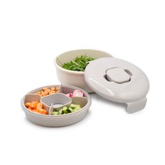 Melii – Δοχείο για Σαλάτα 1600ml Warm Grey/Ivory-thumb-1