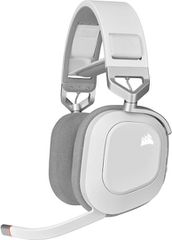 Corsair HS80 RGB Wireless Over Ear Gaming Headset με σύνδεση USB Λευκό