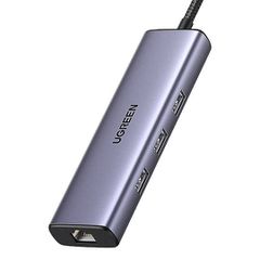 Ugreen Cm512 USB-C Docking Station με 4K PD Ethernet Γκρι