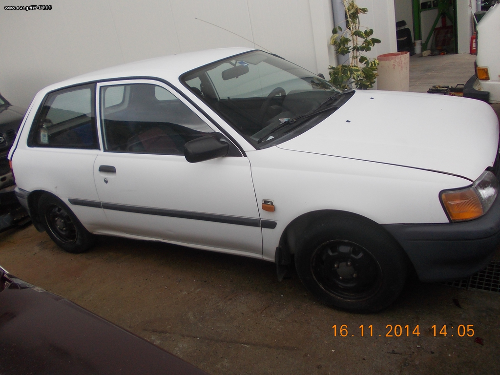 TOYOTA STARLET  1996   1296cc