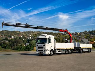 Καρότσα Ανοιχτή Scania 2021 R500 FASSI F235A-thumb-1