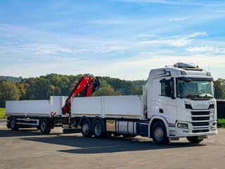 Καρότσα Ανοιχτή Scania 2021 R500 FASSI F235A-thumb-6