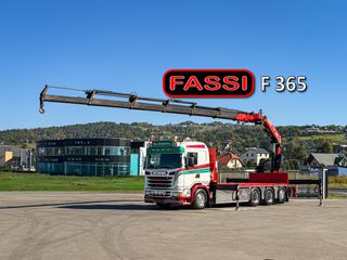 Open Body Truck Scania 2016 G450 FASSI F365
