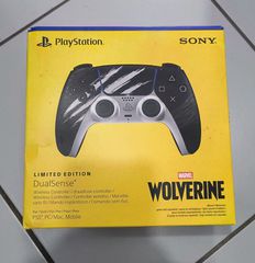 PS5 Dualsense Wireless Controller Marvels Wolverine Adamantium Limited Edition