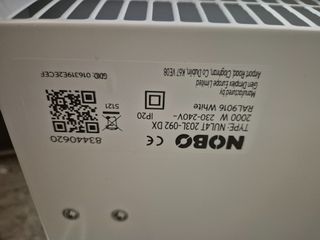 Θερμοπομπός Noρβηγίας NOBO NUL4T 2000W COMPACT-thumb-2