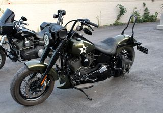 Harley Davidson FAT BOY 2006 Army military theme bobber-thumb-5