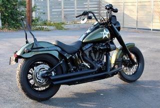 Harley Davidson FAT BOY 2006 Army military theme bobber-thumb-6