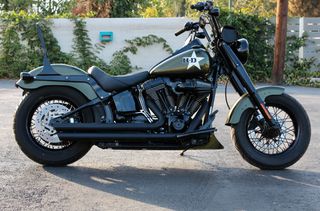 Harley Davidson FAT BOY 2006 Army military theme bobber-thumb-8