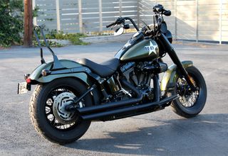 Harley Davidson FAT BOY 2006 Army military theme bobber-thumb-10