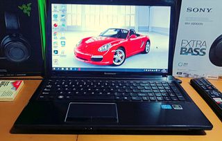 LENOVO G580, Intel i3, 4GB RAM, 320GB HDD, Windows 10 και Office, οθόνη15,6 ίντσες, άψογο καί γρήγορο