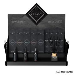 Fresso – Επιτραπέζιο Σταντ Προβολής Fresso Home FlowScent από Κόντρα Πλακέ, ιδανική λύση για οργάνωση και δειγματισμό αρωματικών χώρου – 1 Τεμ. (FRE-100/FRE)