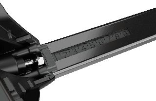 MENABO Ολοκληρωμένο Σετ Μπάρες Οροφής Σιδήρου OMEGA M 112 cm σε Μαύρο Χρώμα για Mitsubishi Spacestar / Mirage (A00) 5 doors 2012>2016 - 2 τεμ. (9630/MB+12670/MB)-thumb-8